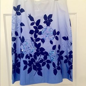 Vintage Crazy Horse Tie dye 🦋🦋🦋Floral Skirt